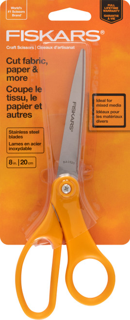 Fiskars Multi-purposed Straight Scissors 8"9466 - 078484094662