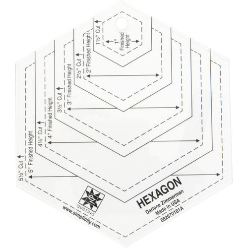 EZ Quilting Hexagon Template82670181