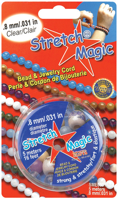 Stretch Magic Bead & Jewelry Cord .8mmX5m-Clear -SME-501 - 725879208318