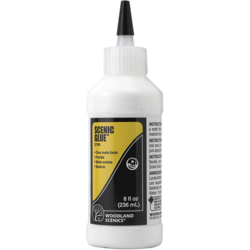 Woodland Scenics Scenic Glue-8oz - S190 - 724771001904