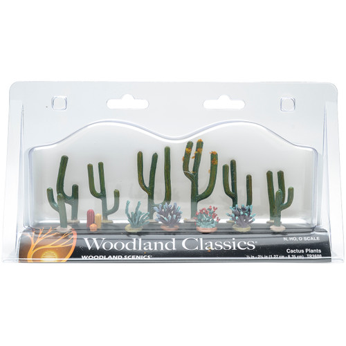 Woodland Scenics Cactus Plants 13/Pkg-0.5" To 2.5" TR3600 - 724771036005