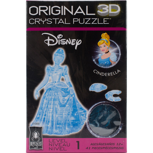 BePuzzled 3D Licensed Disney Crystal Puzzle-Dinsey Cinderella 3DCRYPUZ-31000 - 023332310005