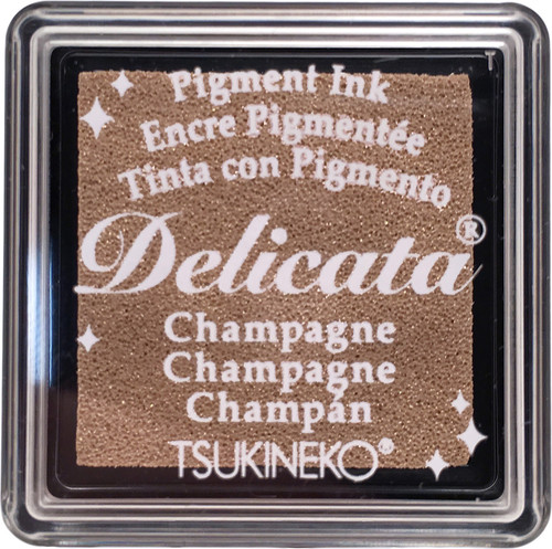 Delicata Small Pigment Ink Pad-Champagne - DESML196 - 712353821965