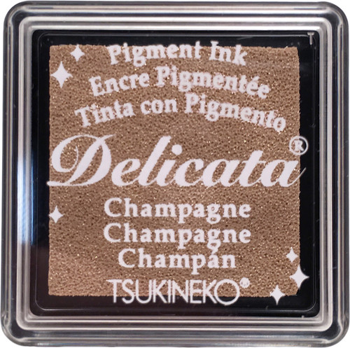 Delicata Small Pigment Ink Pad-Champagne DESML196 - 712353821965