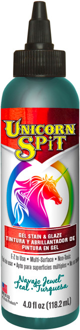 Unicorn Spit Wood Stain & Glaze 4oz-Navajo Jewel - 5770-011 - 076818005902