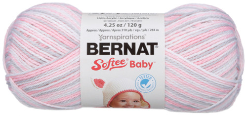 Bernat Softee Baby Yarn - Ombres-Pink Flannel - 166031-31412 - 057355376847