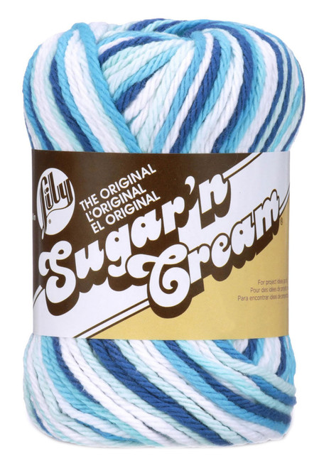 Lily Sugar'n Cream Yarn - Ombres-Hippi - 102002-02122 - 057355341302