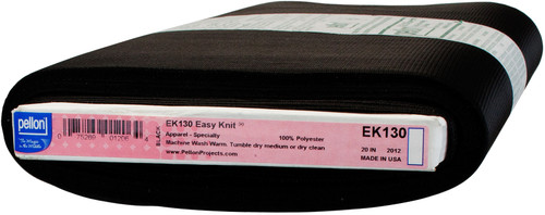 Pellon Easy-Knit Fusible Interfacing-Black 20"X10yd - EK130B20 - 075269010312