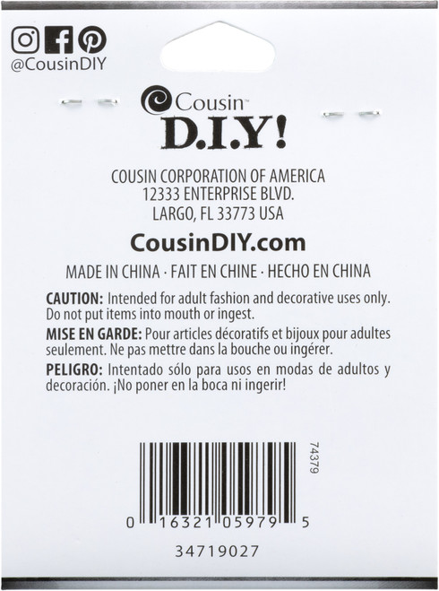 CousinDIY Jewelry Basics Metal Findings 500/Pkg-Silver Crimp Tubes 2mm - 34719027 CousinDIY Jewelry Basics Metal Findings 500/Pkg-Silver Crimp Tubes 2mm - 34719027