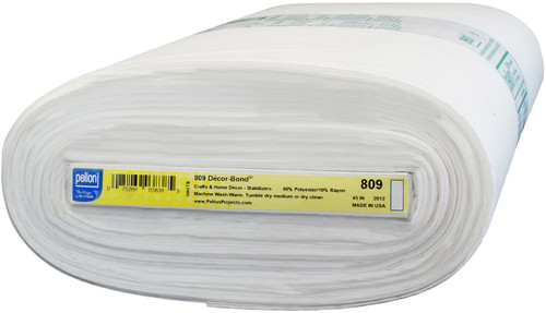 Pellon Decor-Bond Fusible Stabilizer-White 45"X10yd 809-4510 - 075269010848