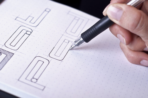 Rhodia Dot Pad 8.25"X12.5"-Black - 19559