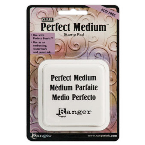 Ranger Perfect Medium Stamp Pad 3"X3"-Clear PPP16205 - 789541016205