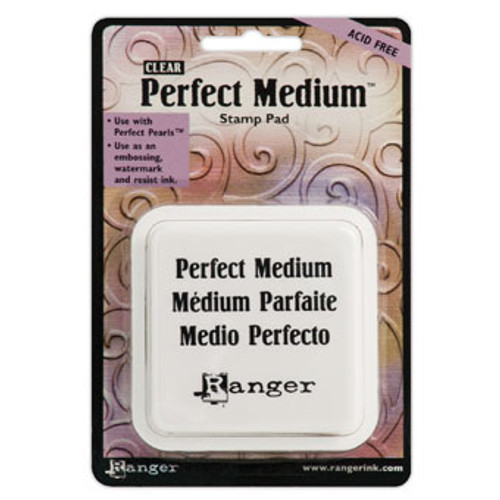 Ranger Perfect Medium Stamp Pad 3"X3"-Clear - PPP16205 - 789541016205 Ranger Perfect Medium Stamp Pad 3"X3"-Clear - PPP16205 - 789541016205