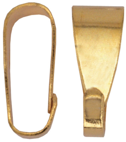 Beadalon Pendant Bails Medium 10mm 15/Pkg-Gold-Plated 327A-010