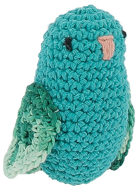 Hoooked Amigurumi DIY Kit W/Eco Barbante Yarn-Love Bird - Turquoise - PAK122 Hoooked Amigurumi DIY Kit W/Eco Barbante Yarn-Love Bird - Turquoise - PAK122