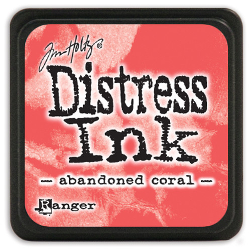 Tim Holtz Distress Mini Ink Pad-Abandoned Coral - DMINI-46769 - 789541046769