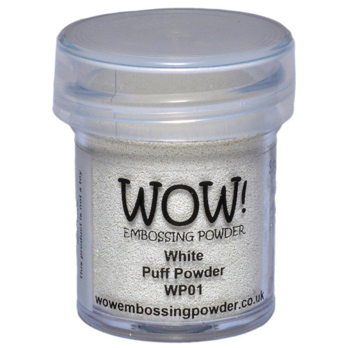 WOW! Embossing Powder 15ml-White Puff WOW-WP01 - 50602105208165060210520816