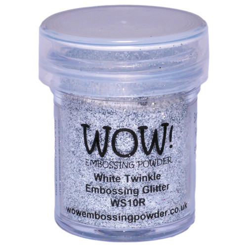 WOW! Embossing Powder 15ml-White Twinkle WOW-WS10R - 50602105212335060210521233