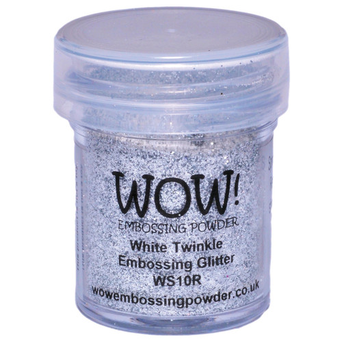 WOW! Embossing Powder 15ml-White Twinkle - WOW-WS10R - 50602105212335060210521233 WOW! Embossing Powder 15ml-White Twinkle - WOW-WS10R - 50602105212335060210521233