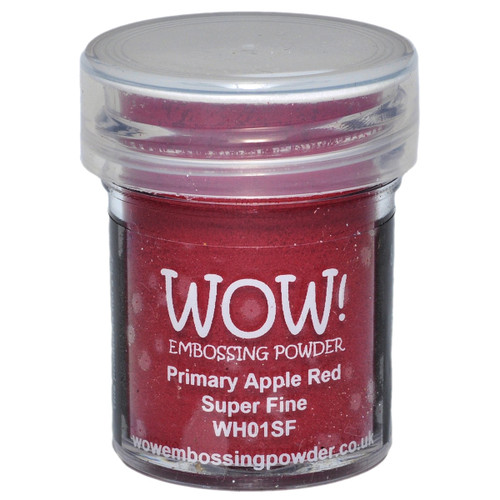 WOW! Embossing Powder Super Fine 15ml-Primary Apple Red - WOW-SF-WH01 - 50602105204345060210520434 WOW! Embossing Powder Super Fine 15ml-Primary Apple Red - WOW-SF-WH01 - 50602105204345060210520434