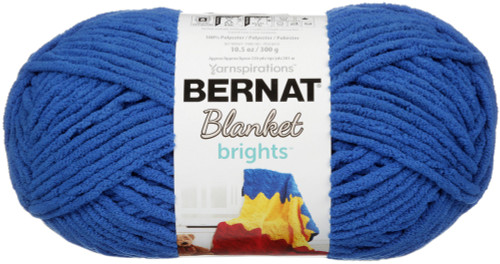 Bernat Blanket Brights Big Ball Yarn-Royal Blue 161212-12006 - 057355403420