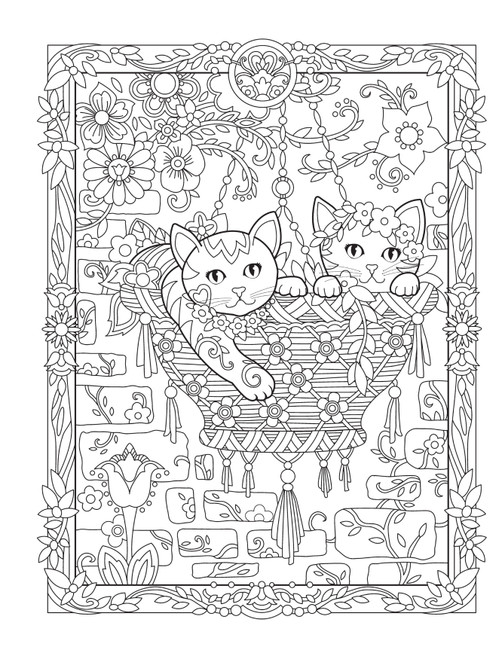 Creative Haven: Creative Kittens Coloring Book-Softcover - B6812670