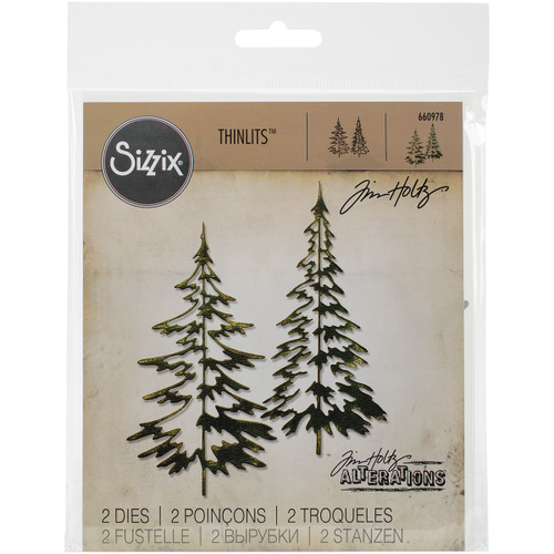 Sizzix Thinlits Dies By Tim Holtz 2/Pkg-Woodlands - 660978 - 630454221913