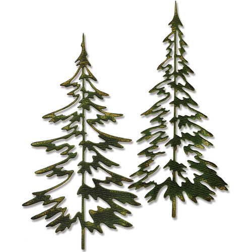Sizzix Thinlits Dies By Tim Holtz 2/Pkg-Woodlands - 660978 Sizzix Thinlits Dies By Tim Holtz 2/Pkg-Woodlands - 660978