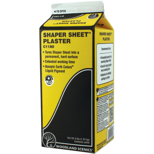 Woodland Scenics Shaper Sheet Plaster-4lb - C1180