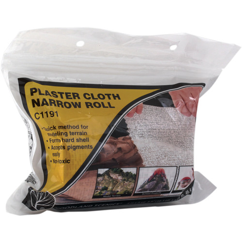 Woodland Scenics Plaster Cloth Roll-4"X180" - C1191