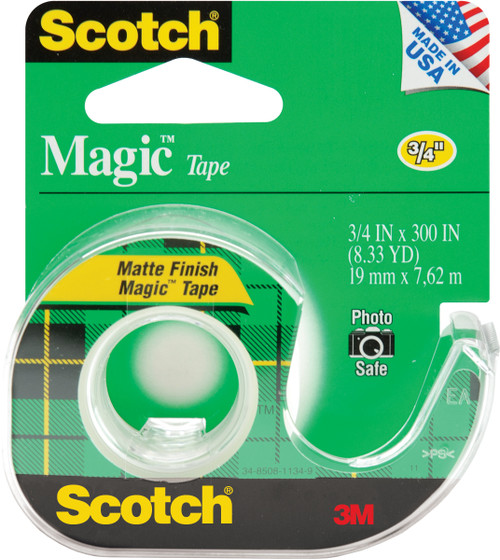 Scotch Magic Tape-.75"X300" -105-3M - 021200010231