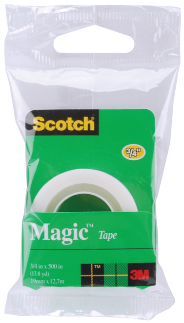 Scotch Magic Tape Refill-.75"X500" -205-3M - 051131591165