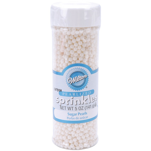 Wilton Pearl Sprinkles 5oz-White W710044 - 070896710444