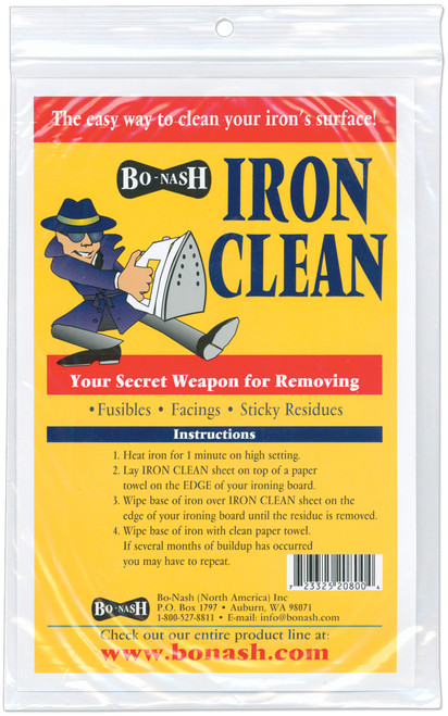 Bo-Nash Iron Clean Cleaning Cloths-10/Pkg - 5003B - 723325208004
