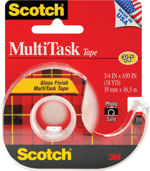Household Tape, Clear, .75 x 650 In. - 25 - 051131658110