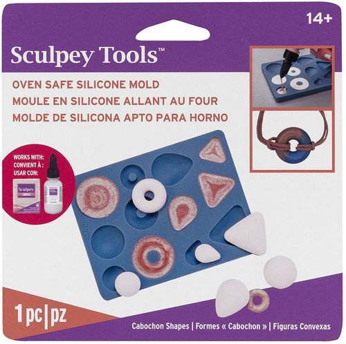 Sculpey Silicone Bakeable Mold-Cabochon - APM8-81 - 715891136331