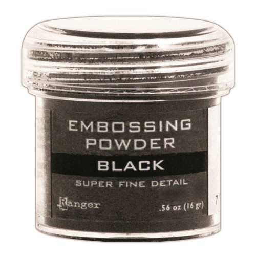 Ranger Embossing Powder-Super Fine Black EPJ-37392 - 789541037392
