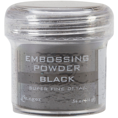 Ranger Embossing Powder-Super Fine Black EPJ-37392