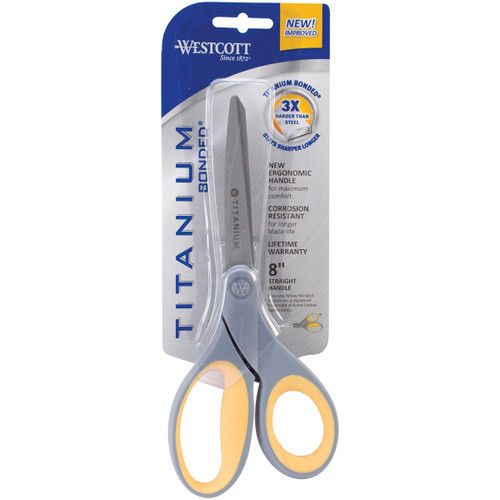 Westcott Titanium Straight Scissors 8"- - 13529 - 073577135291