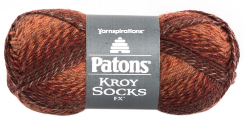Patons Kroy Socks FX Yarn-Copper - 243457-57510 - 057355316133