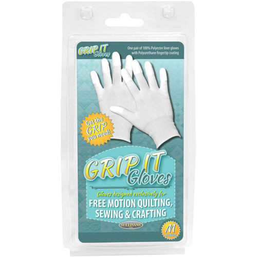 Sullivans Grip Gloves For Free Motion Quilting-Medium - 48667 - 739301486670 Sullivans Grip Gloves For Free Motion Quilting-Medium - 48667 - 739301486670