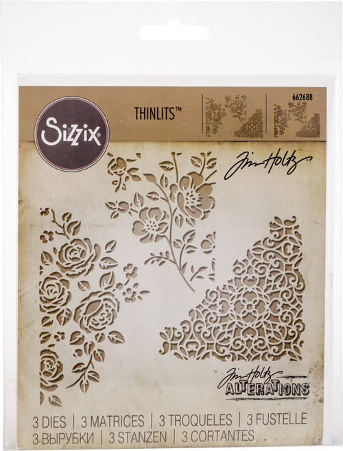 Sizzix Thinlits Dies By Tim Holtz -Mixed Media #5 662688 - 630454247548