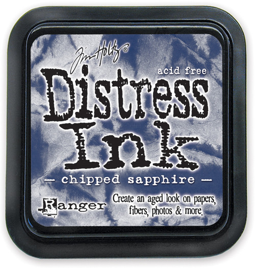 Tim Holtz Distress Ink Pad-Chipped Sapphire - DIS-27119 - 789541027119