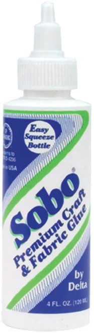 Delta Sobo Premium Craft & Fabric Glue-4oz - 104 - 047292001049