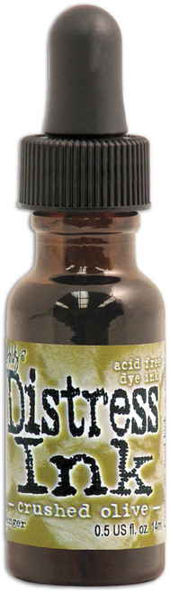 Tim Holtz Distress Pad Reinker-Crushed Olive - DRI-27249 - 789541027249