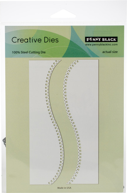 Penny Black Creative Dies-Curved Stitch - 51435 - 759668514359 Penny Black Creative Dies-Curved Stitch - 51435 - 759668514359