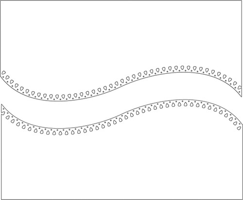 Penny Black Creative Dies-Curved Stitch - 51435 Penny Black Creative Dies-Curved Stitch - 51435