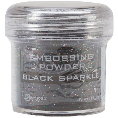 Ranger Embossing Powder-Black Sparkle - EPJ-37460 - 789541037460