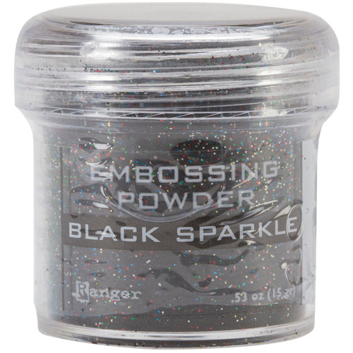Ranger Embossing Powder-Black Sparkle EPJ-37460 - 789541037460