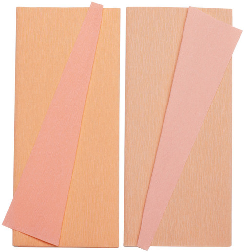 Lia Griffith Double-Sided Extra Fine Crepe Paper 2/Pkg-Honeysuckle/Coral & Apricot/Light Rose LG11020